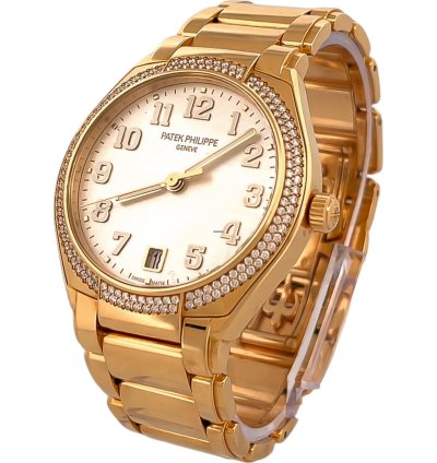 Patek Philippe Twenty 4 Rose Gold Automatic 36mm Diamond Bezel 2022 Box Papers