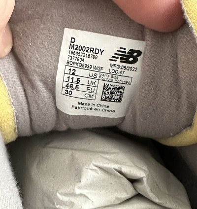 New Balance 2002r Protection Pack Lunar New Year Grey Sz 12