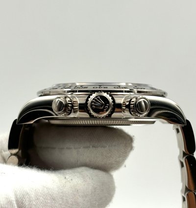 Rolex Daytona Unworn Cosmograph Daytona 40mm Black Dial White Gold Bracelet 126509 Box Papers 2024
