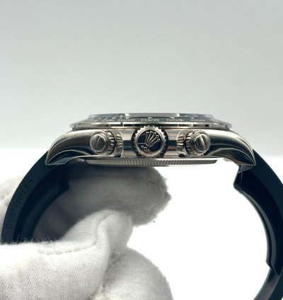 Rolex Daytona Unworn Cosmograph Daytona 40mm Black Dial White Gold Oysterflex 126519ln Box Papers 2025
