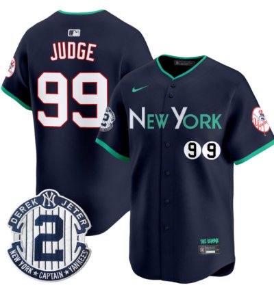 Aaron Judge Jersey 99 New York Yankees City Connect Vapor Premier Limited Stitched Navy