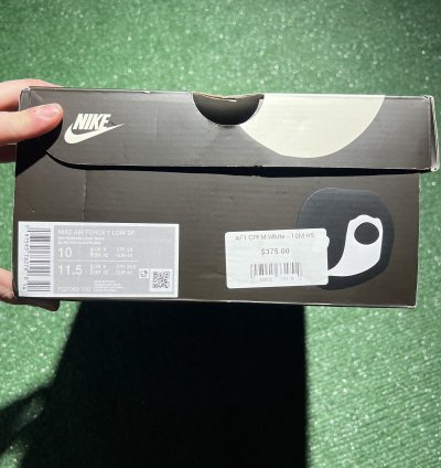 Nike Air Force 1 Low Cpfm White Size 10 2024