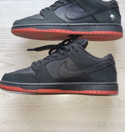 Nike Sb Dunk Low Trd Qs Pigeon Black-sienna Size Mens Us7