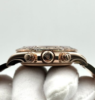 Rolex Daytona Unworn Cosmograph Daytona 40mm Black Diamond Dial Rose Gold 126505 Box Papers 2024