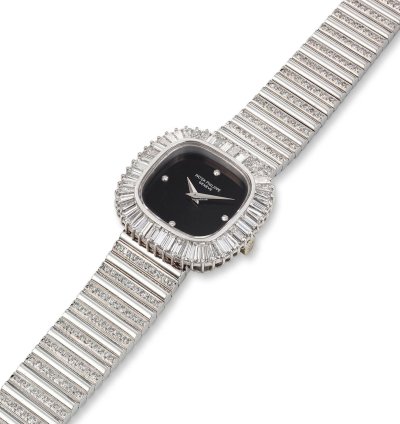 Patek Philippe White Gold And Diamond Bracelet Watch Ref 4432 1g