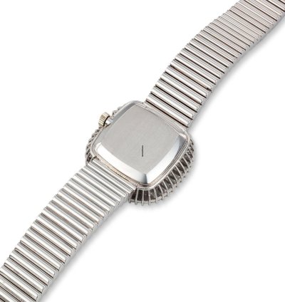 Patek Philippe White Gold And Diamond Bracelet Watch Ref 4432 1g