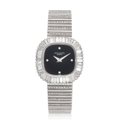 Patek Philippe White Gold And Diamond Bracelet Watch Ref 4432 1g