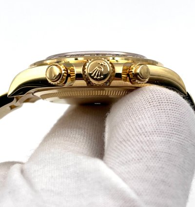 Rolex Daytona Unworn Cosmograph Daytona 40mm Black Diamond Dial Yellow Gold 126508 Box Papers 2024