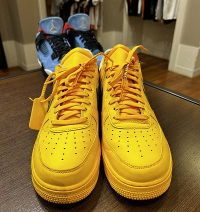 Nike Air Force 1 Low Off-white Ica University Gold