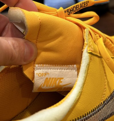 Nike Air Force 1 Low Off-white Ica University Gold