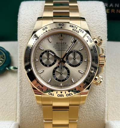 Rolex Daytona Unworn Cosmograph Daytona 40mm Champagne Dial Yellow Gold 126508 Box Papers 2024