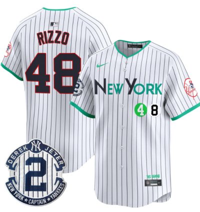 Anthony Rizzo Jersey 48 New York Yankees City Connect Vapor Premier Limited Stitched Pinstripe