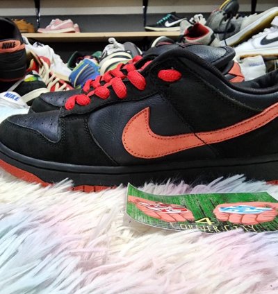 Nike Sb Dunk Low Vamp Black Devil