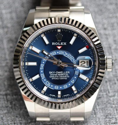 Rolex Sky-dweller Unworn Full Set Blue Dial 336934
