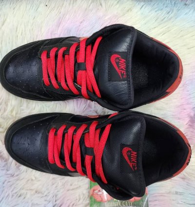 Nike Sb Dunk Low Vamp Black Devil