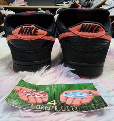 Nike Sb Dunk Low Vamp Black Devil