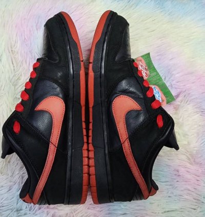 Nike Sb Dunk Low Vamp Black Devil