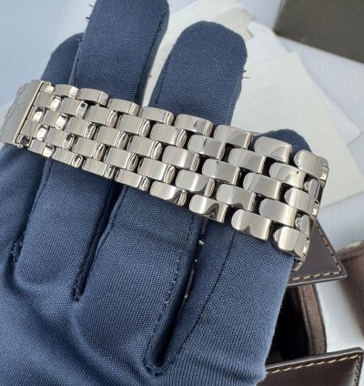 Patek Philippe World Time 2017 Mint Papers 18k White Gold On Bracelet World Time 5130g-011