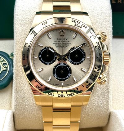 Rolex Daytona Unworn Cosmograph Daytona 40mm Champagne Yml Dial Yellow Gold 126508 Box Papers 2024