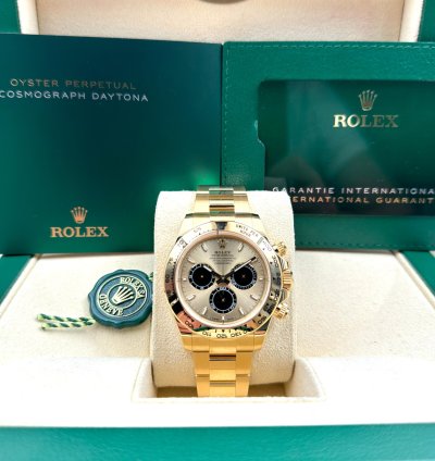 Rolex Daytona Unworn Cosmograph Daytona 40mm Champagne Yml Dial Yellow Gold 126508 Box Papers 2024