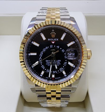 Rolex Sky-dweller Unworn Full Stickers Including Barcode New Ref 336933