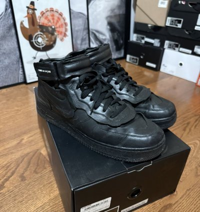 Nike Air Force 1 Mid Comme Des Garcons Black