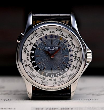 Patek Philippe World Time 5110p-001 Mit Box Papieren Aus Dem Jahr 2002