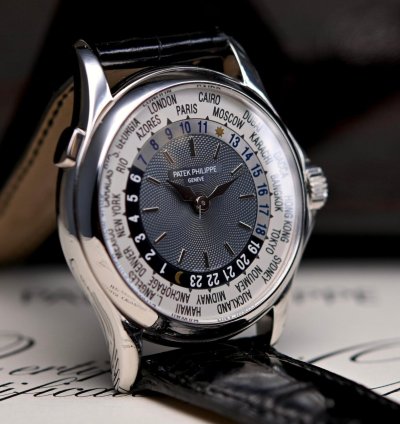 Patek Philippe World Time 5110p-001 Mit Box Papieren Aus Dem Jahr 2002