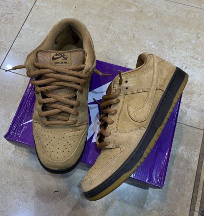 Nike Sb Dunk Low Wheat Mocha Size 11