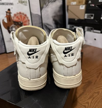 Nike Air Force 1 Mid Comme Des Garcons White