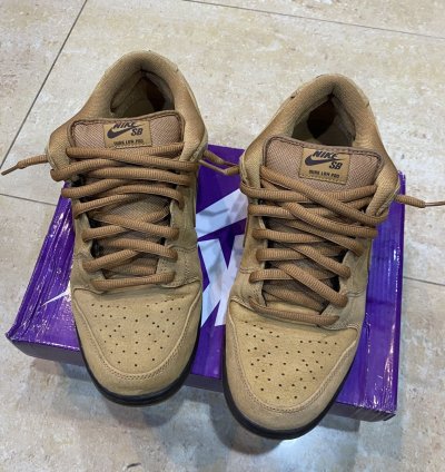 Nike Sb Dunk Low Wheat Mocha Size 11