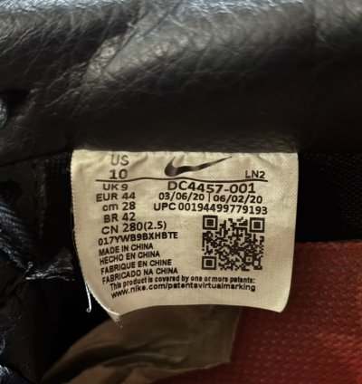 Cpfm Air Force 1 Low Premium Black 2020