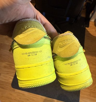 Nike Air Force One Off-white Volt