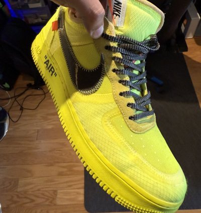 Nike Air Force One Off-white Volt