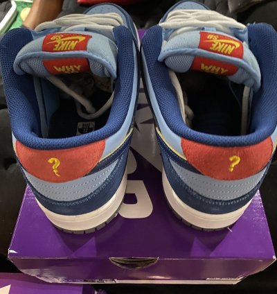 Nike Sb Dunk Low Why So Sad Size 12 Men Dx5549-400 Used