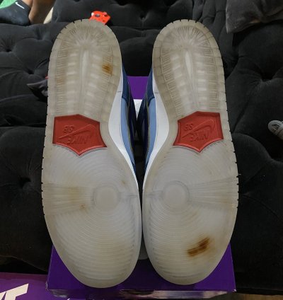 Nike Sb Dunk Low Why So Sad Size 12 Men Dx5549-400 Used