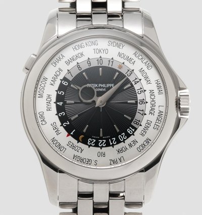 Patek Philippe World Time 5130 1g 18k White Gold 18k White Gold Bracelet Description
