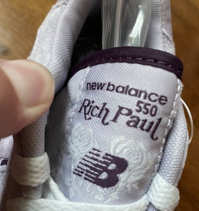 New Balance 550 Rich Paul Forever Yours Violet Purple