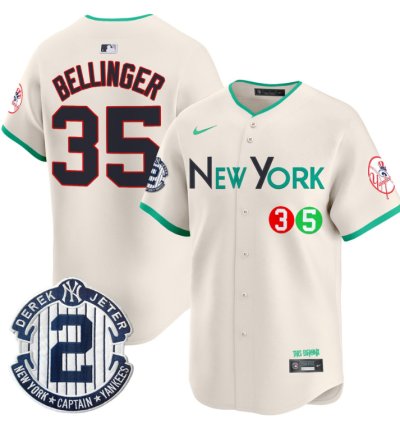 Cody Bellinger Jersey 35 New York Yankees City Connect Vapor Premier Limited Stitched Cream