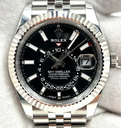 Rolex Sky-dweller Unworn Sky-dweller 42mm Black Dial Jubilee Bracelet 336934 Box Papers 2025