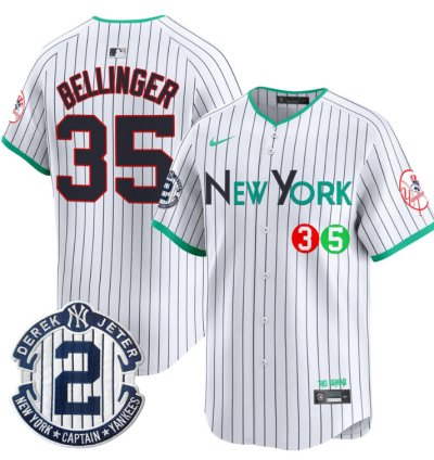 Cody Bellinger Jersey 35 New York Yankees City Connect Vapor Premier Limited Stitched Pinstripe