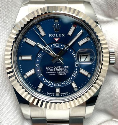 Rolex Sky-dweller Unworn Sky-dweller 42mm Blue Dial Oyster Bracelet 336934 Box Papers 2024