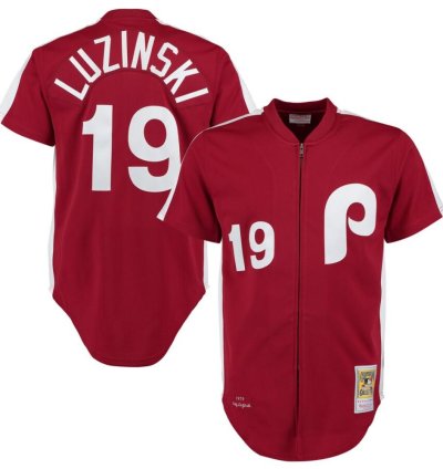 Philadelphia Phillies Greg Luzinski Red 1979 Throwback Jersey