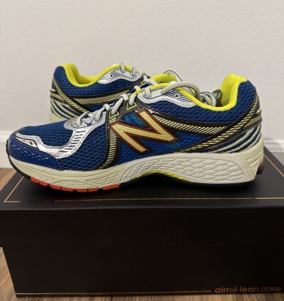 New Balance 860v2 Aime Leon Dore Ald Blue Yellow Us 10