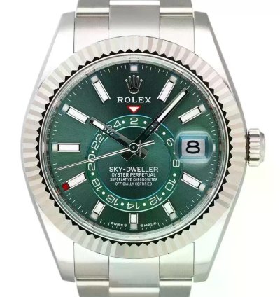 Rolex Sky-dweller Unworn Sky-dweller 42mm Green Dial Oyster Bracelet 336934 2025