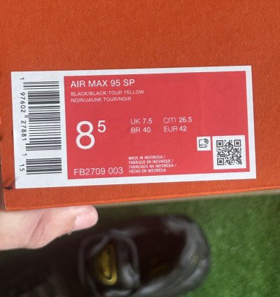 Crtz Nike Air Max 95 Honey Blacks