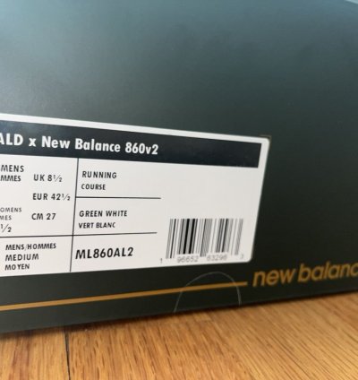 New Balance 860v2 Aime Leon Dore Green