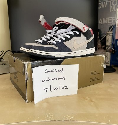 Nike Sb Dunk Mid Premium Goofy Boy Mens Size 9 Authentic