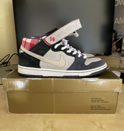 Nike Sb Dunk Mid Premium Goofy Boy Mens Size 9 Authentic