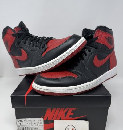 Nike Air Jordan 1 Retro High Og Banned Bred 2016